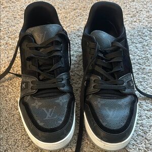 Louis Vuitton Black Sneakers Luxurious Casual Design